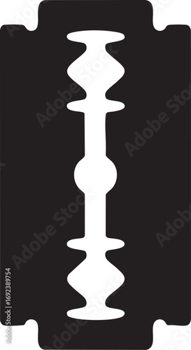 Razor Blade Silhouette