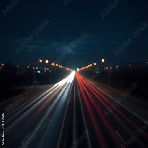 Glowing Street Lights