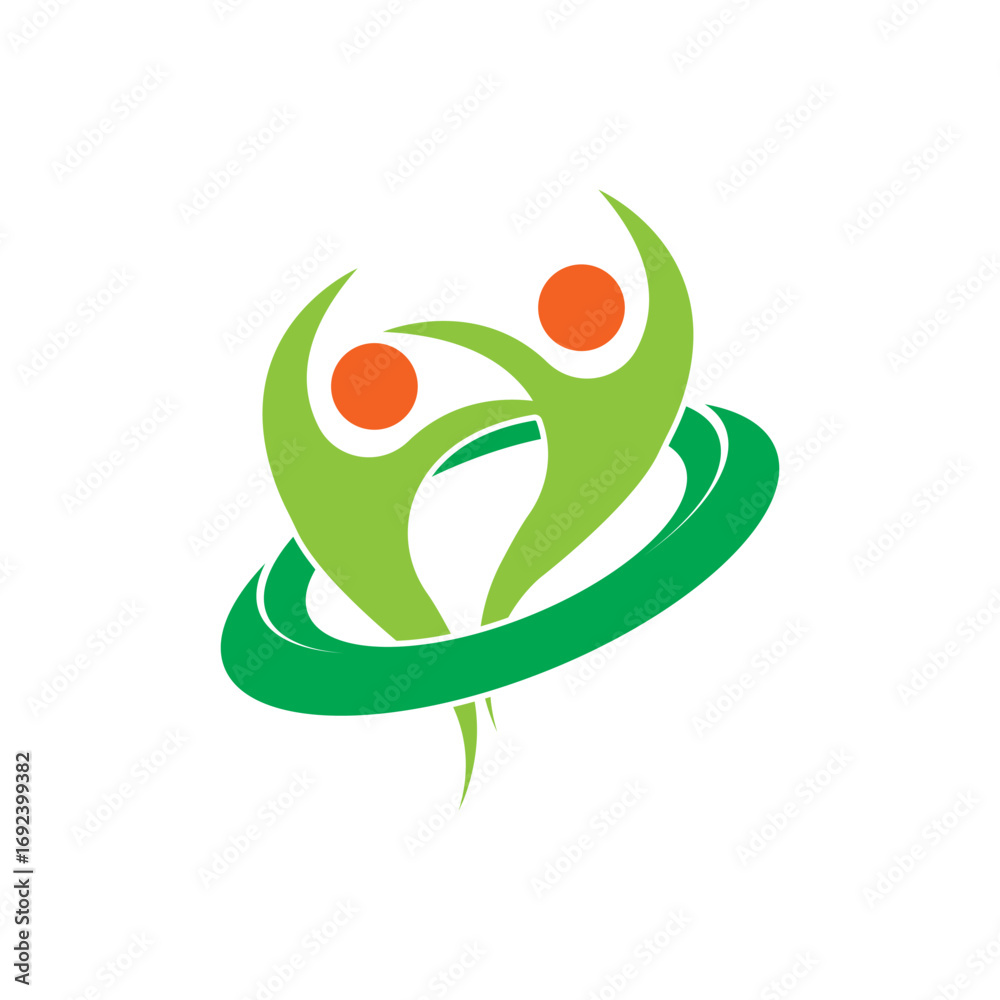 Fototapeta premium Healthy Life Logo icon vector Template