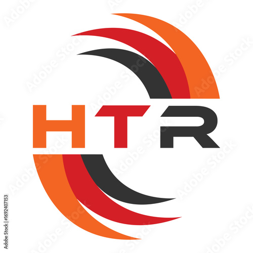 HTR letter design. HTR letter technology logo design. HTR Monogram logo design for an entrepreneur and business.