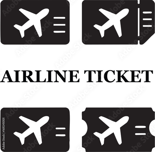 Airline Ticket Icons