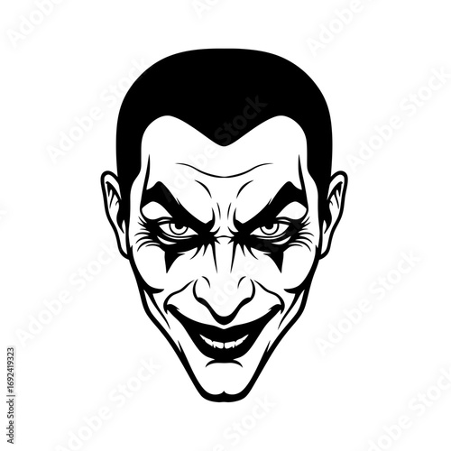 face of a joker