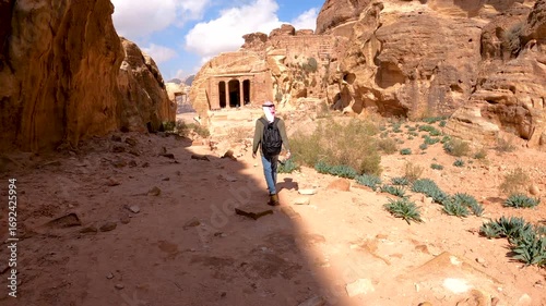 North of the Petra Valley, in the area known as 