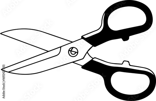 scissors isolated on white background