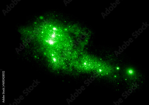 galaxy in a free space.