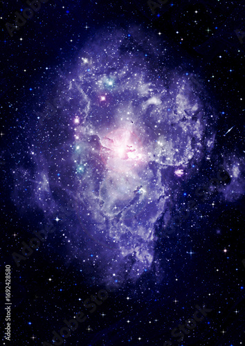 galaxy in a free space.