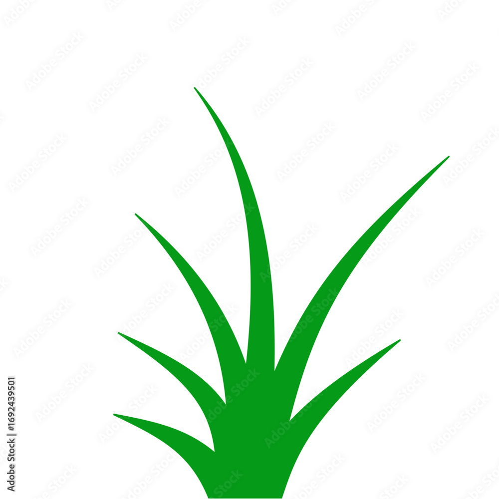 Obraz premium Green Grass Illustration