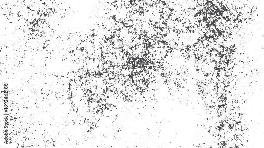 Fototapeta premium Distressed black grunge texture overlay with cracks scratches and dirt effect. Grunge dirt texture background with cracks scratches and vintage distressed style. 