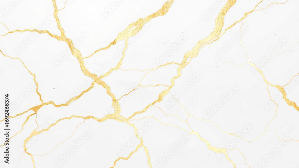Fototapeta premium Elegant Gold Veined Marble Texture Background