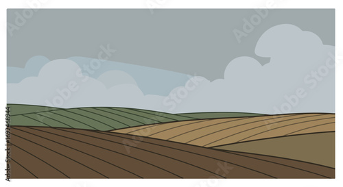 Landscape Farm fields