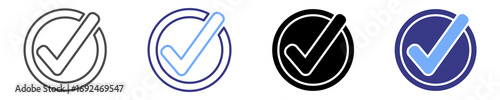 Done icon Sheet Multiple Stye 
