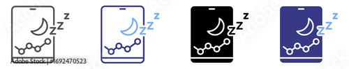 Sleep Tracker Icon Sheet Multiple Stye 