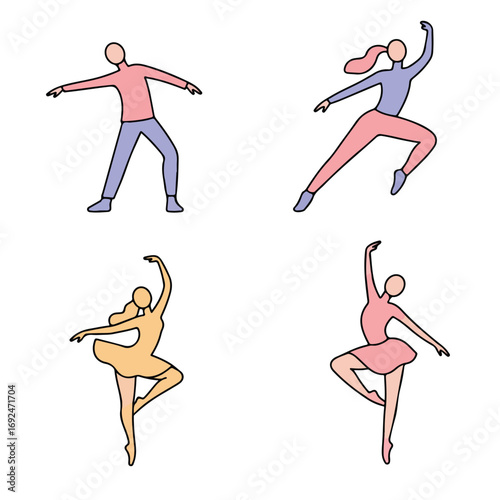 Dancing poses