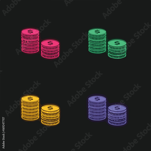 Colorful cash