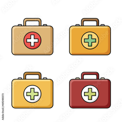 Medic kit cartoons
