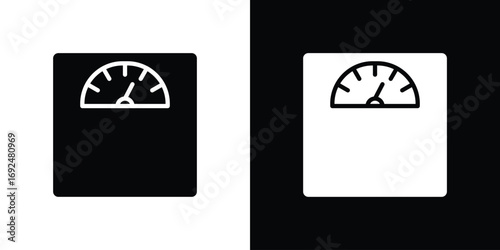 Scale icon flat design. Eps 10