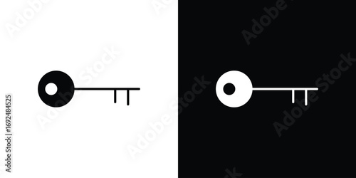 key icon flat design. Eps 10