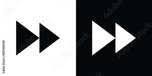 Free Download Forward icon flat design. Eps 10 - GFXLoad