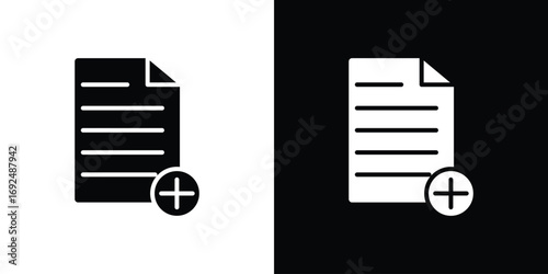 Delete Document icon flat design. Eps 10
