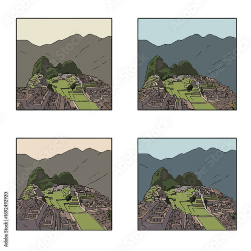 Machu Picchu layout