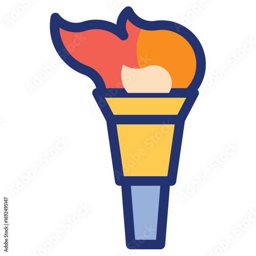 Special Olympics Clean Vector Icon – Flat Symbol Design for Web and Mobile Apps