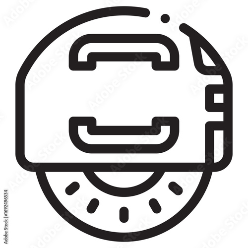 Electric Unicycle Clean Vector Icon – Flat Symbol Design for Web and Mobile Apps