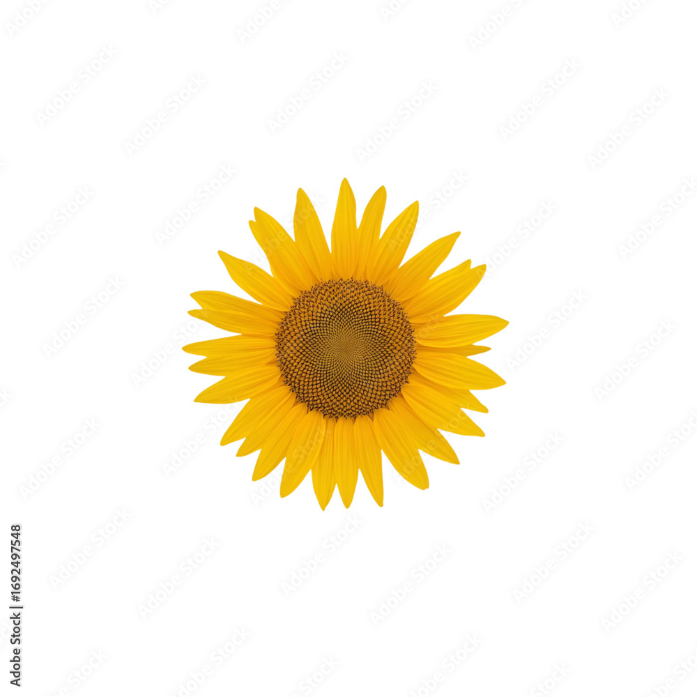 Obraz premium sunflower isolated on white