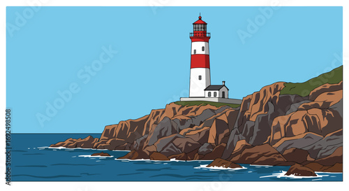 Lighthouse on rocks (3)