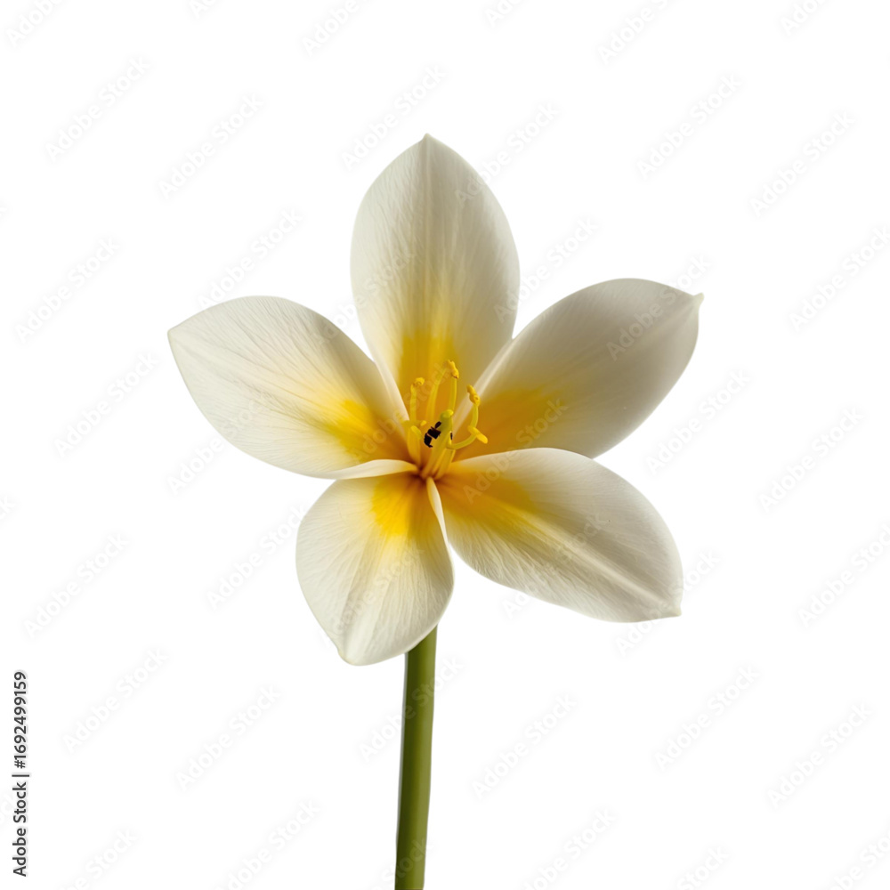 Fototapeta premium white flower isolated on white