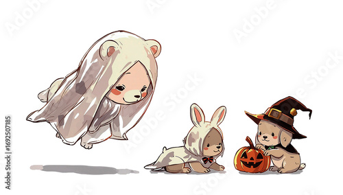 Getting into the Halloween spirit with the cutest crew!  A little spooky, a lot of sweet.