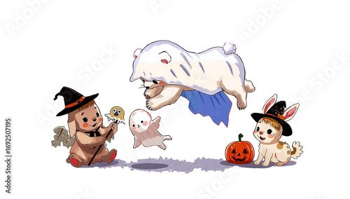 Getting into the Halloween spirit with the cutest crew!  A little spooky, a lot of sweet.