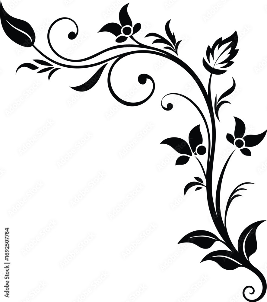 Obraz premium floral design element