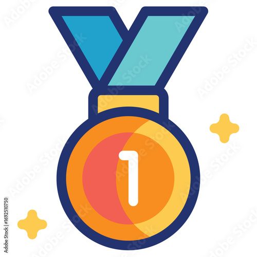 Special Olympics Clean Vector Icon – Flat Symbol Design for Web and Mobile Apps