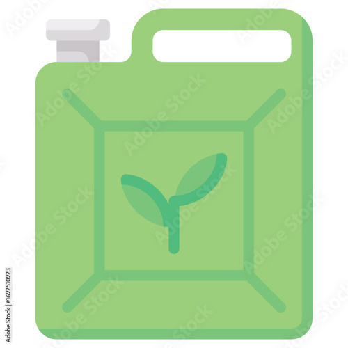 Fuel Clean Vector Icon – Flat Symbol Design for Web and Mobile Apps