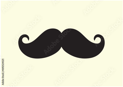 Man mustache Icon, Man mustache vector