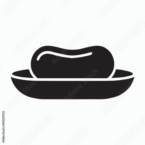Soap Dish Minimalist Solid Icon