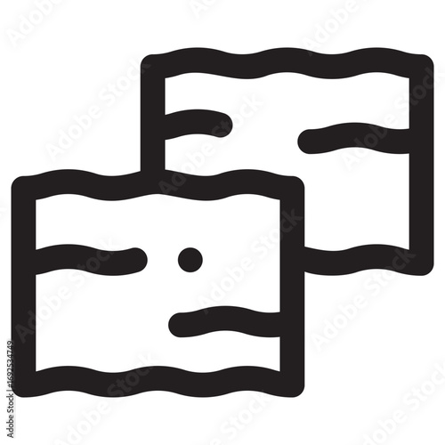 Nori Clean Vector Icon – Flat Symbol Design for Web and Mobile Apps