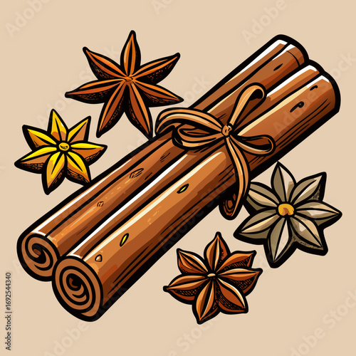 anise and cinnamon