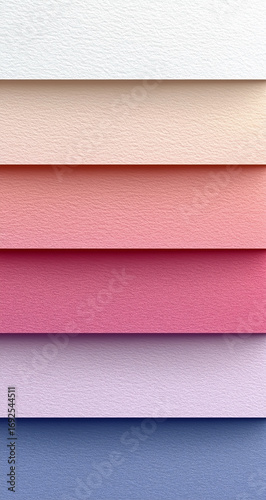 Series of six different colored squares, each with a different shade of pink. The colors are arranged in a row, with the lightest pink on the left and the darkest pink on the right