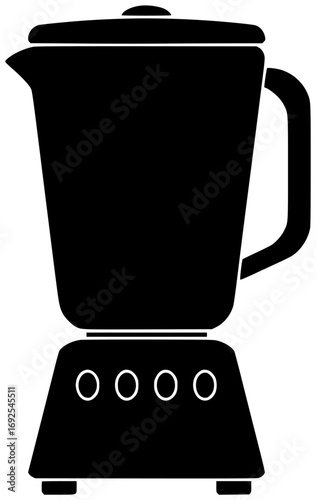blender illustration kitchen silhouette mixer logo home icon equipment outline cooking electric appliance machine food household diet device smoothie shape adults vector graphic background