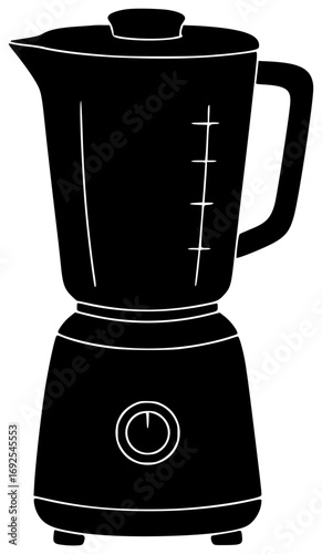 blender illustration kitchen silhouette mixer logo home icon equipment outline cooking electric appliance machine food household diet device smoothie shape adults vector graphic background