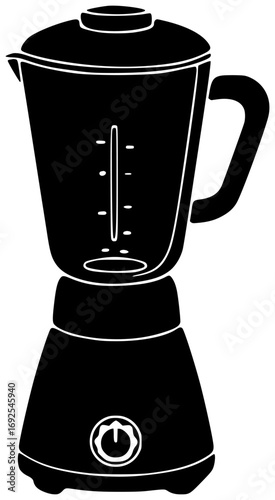 blender illustration kitchen silhouette mixer logo home icon equipment outline cooking electric appliance machine food household diet device smoothie shape adults vector graphic background
