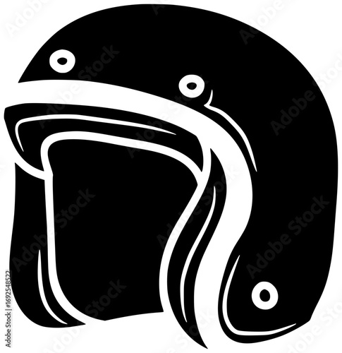 protection illustration helmet silhouette construction logo safety icon engineer outline builder industry work worker equipment industrial protective engineering business shape women vector graphic ba