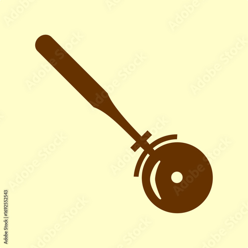 Cutter machine symbol artwork trendy useful vector Illustration design gorgeous colorful background