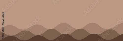 Abstract wave chocolates color background. Vector illustration with splash, dripping, and melted.
