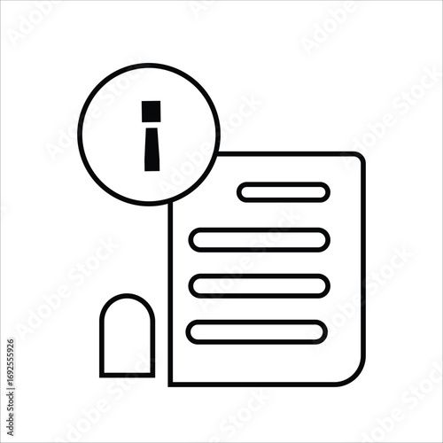news icons. simple line vector illustration