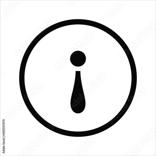 information icons. simple line vector illustration