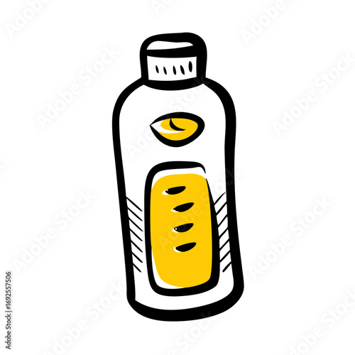Conditioner hand drawing icon for web and graphic design