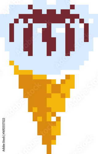 Cone Pixel Ice Cream
