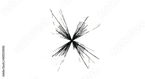 Abstract burst of energetic lines radiating from a central point, symbolizing energy and motion.
